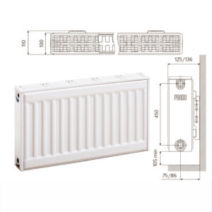 Радиатор отопления PRADO Classic 22x500x700